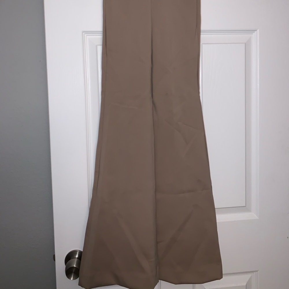 Beige flare pants from Express, size XXS, brand new tags still on